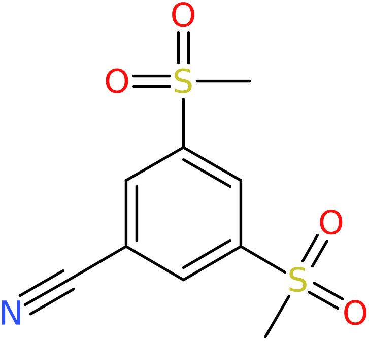 CAS: 849924-84-1 | 3,5-Bis(methylsulphonyl)benzonitrile, >95%, NX63745