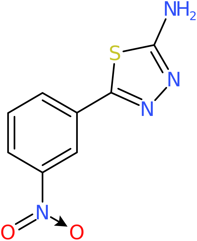 CAS: 833-47-6 | 2-Amino-5-(3-nitrophenyl)-1,3,4-thiadiazole, >95%, NX63164