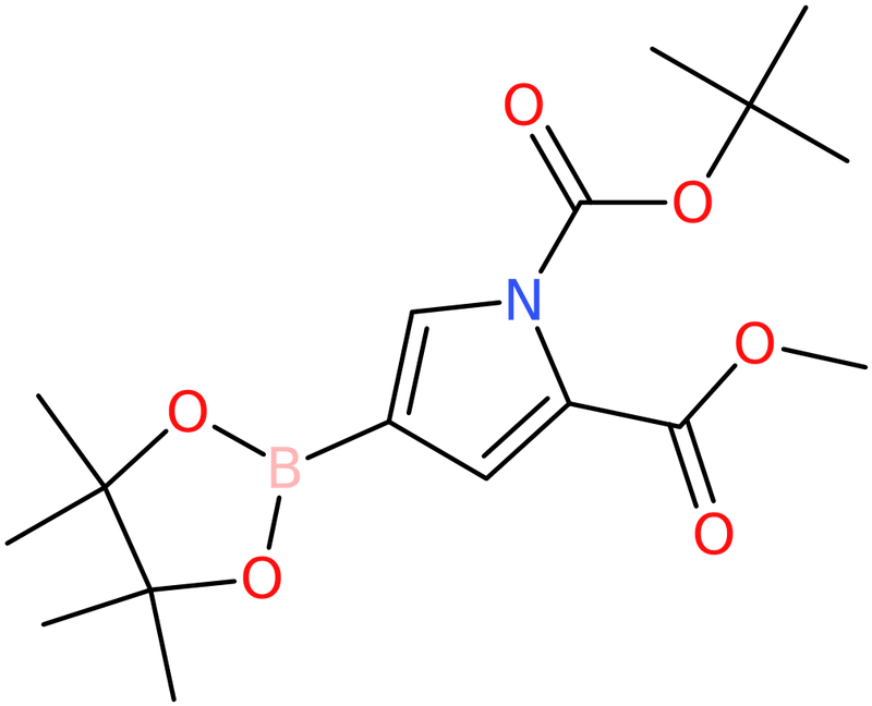 CAS: 942070-38-4 | 5-(Methoxycarbonyl)-1H-pyrrole-3-boronic acid, pinacol ester, N-BOC protected, >97%, NX70097