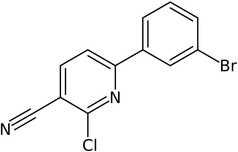 CAS: 147426-93-5 | 6-(3-Bromophenyl)-2-chloronicotinonitrile, NX25074