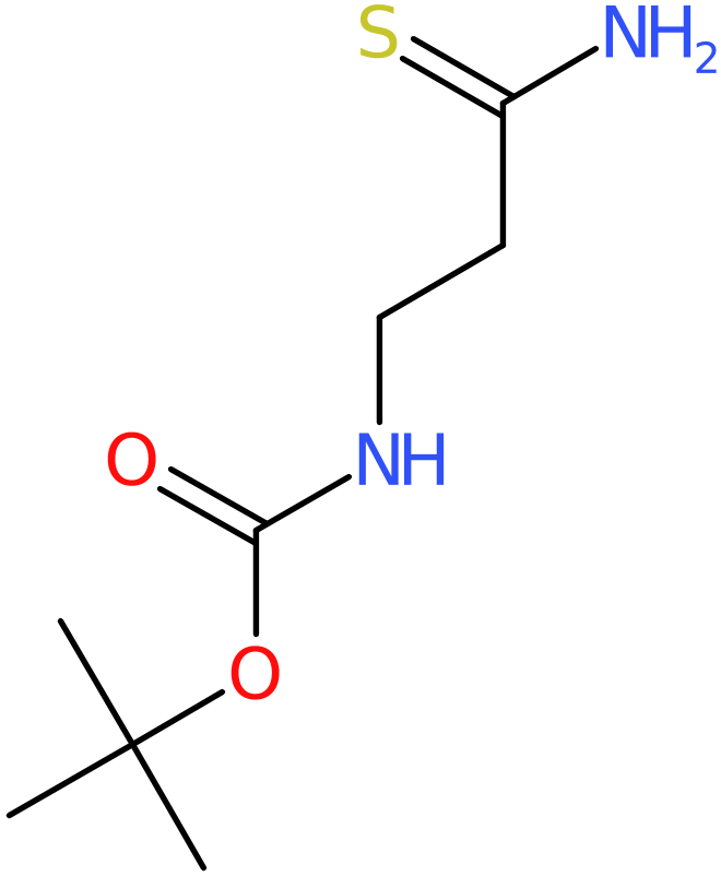 CAS: 77152-97-7 | 3-Aminothiopropanamide, N3-BOC protected, >95%, NX61376