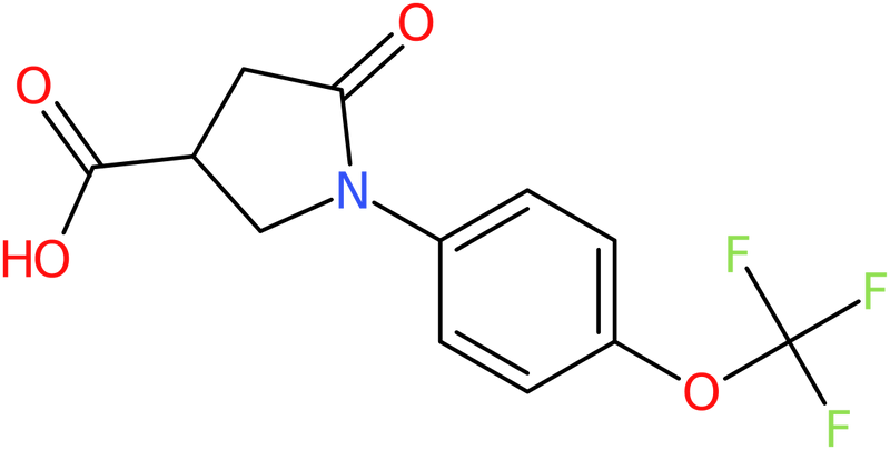 CAS: 874765-55-6 | 5-Oxo-1-[4-(trifluoromethoxy)phenyl]pyrrolidine-3-carboxylic acid, NX65581