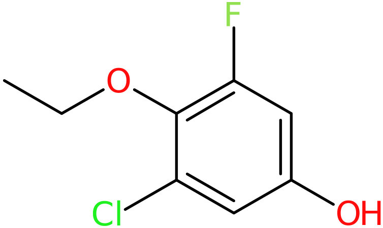 CAS: 1017778-82-3 | 3-Chloro-4-ethoxy-5-fluorophenol, >97%, NX11162