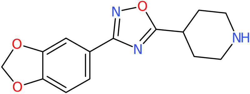 CAS: 849925-04-8 | 4-[3-(1,3-Benzodioxol-5-yl)-1,2,4-oxadiazol-5-yl]piperidine, >95%, NX63761