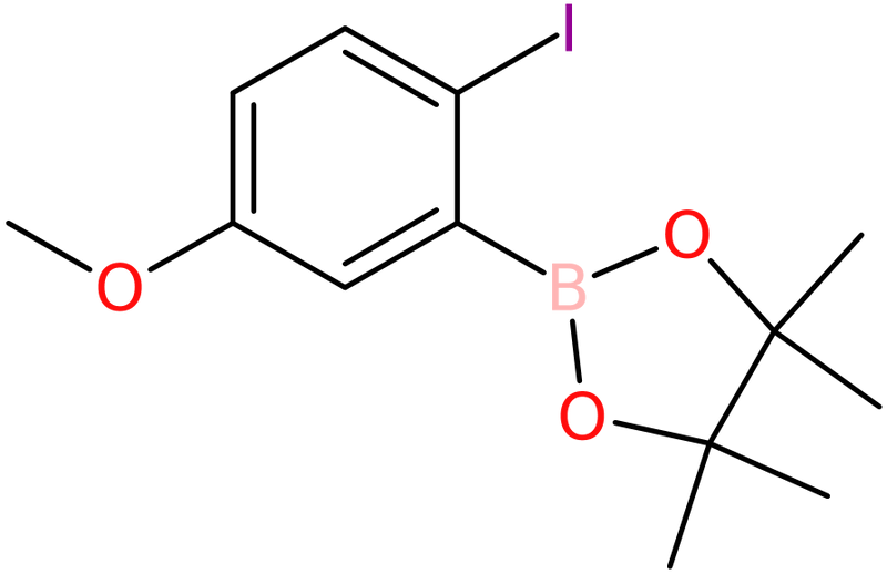 CAS: 1256781-69-7 | 2-(2-iodo-5-methoxyphenyl)-4,4,5,5-tetramethyl-1,3,2-dioxaborolane, NX19143