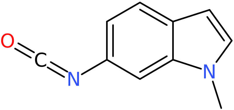 CAS: 898289-03-7 | 1-Methyl-1H-indol-6-yl isocyanate, >97%, NX67576