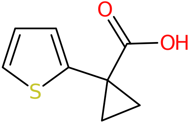 CAS: 162959-94-6 | 1-(Thiophen-2-yl)cyclopropanecarboxylic acid, >95%, NX27448