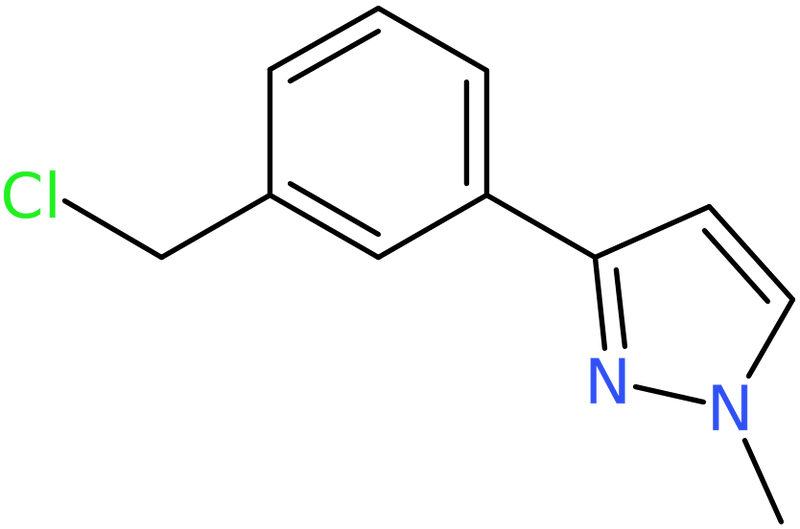 CAS: 912569-61-0 | 3-[3-(Chloromethyl)phenyl]-1-methyl-1H-pyrazole, tech, NX68322