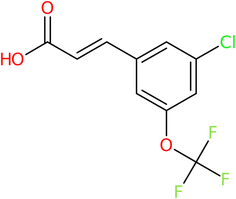 CAS: 1588505-18-3 | 3-Chloro-5-(trifluoromethoxy)cinnamic acid, >97%, NX26770