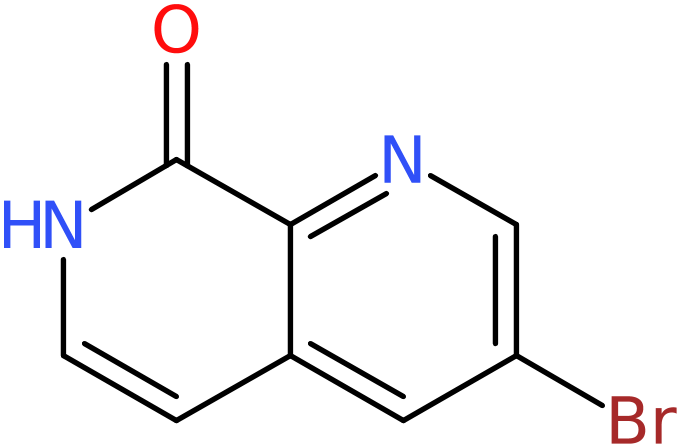 CAS: 1375301-90-8 | 3-Bromo-1,7-naphthyridin-8(7H)-one, >97%, NX22699