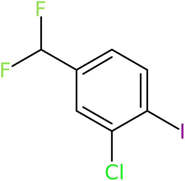 CAS: 1261821-31-1 | 2-Chloro-4-(difluoromethyl)-1-iodobenzene, >95%, NX19637