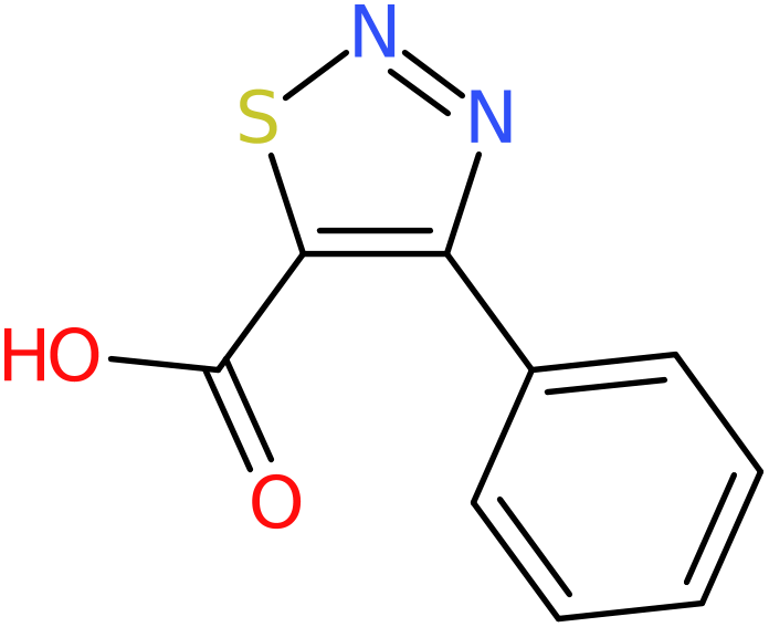 CAS: 78875-63-5 | 4-Phenyl-1,2,3-thiadiazole-5-carboxylic acid, NX62063