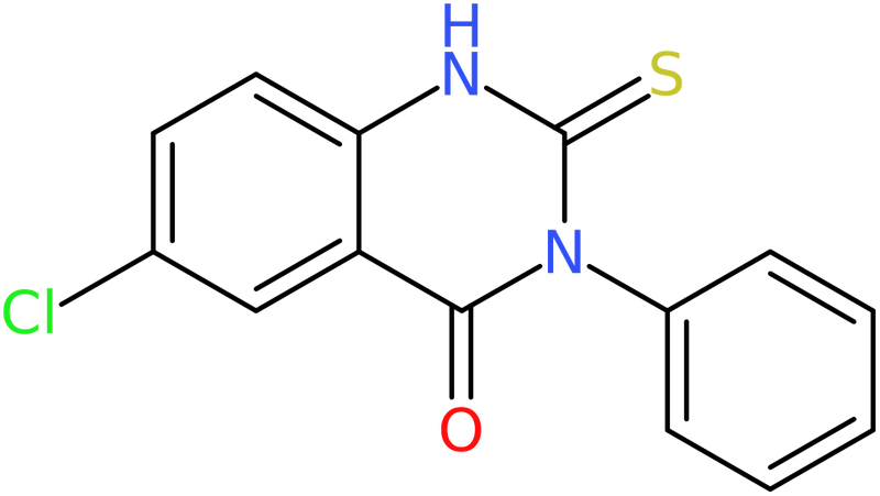 CAS: 84772-27-0 | 6-Chloro-2,3-dihydro-3-phenyl-2-thioxo-1H-quinazolin-4-one, NX63554