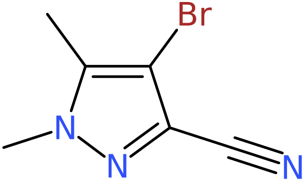 CAS: 863751-81-9 | 1,5-Dimethyl-4-bromopyrazole-3-carbonitrile, NX64706