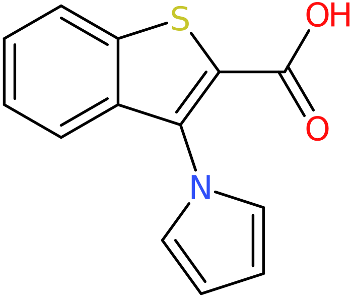 CAS: 80066-98-4 | 3-(1H-Pyrrol-1-yl)benzo[b]thiophene-2-carboxylic acid, NX62372