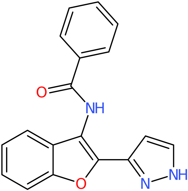 CAS: 1401786-32-0 | N-[2-(1H-Pyrazol-3-yl)benzofuran-3-yl]benzamide, NX23336