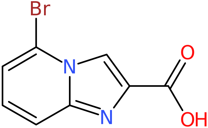 CAS: 1026201-52-4 | 5-Bromoimidazo[1,2-a]pyridine-2-carboxylic acid, >97%, NX11612