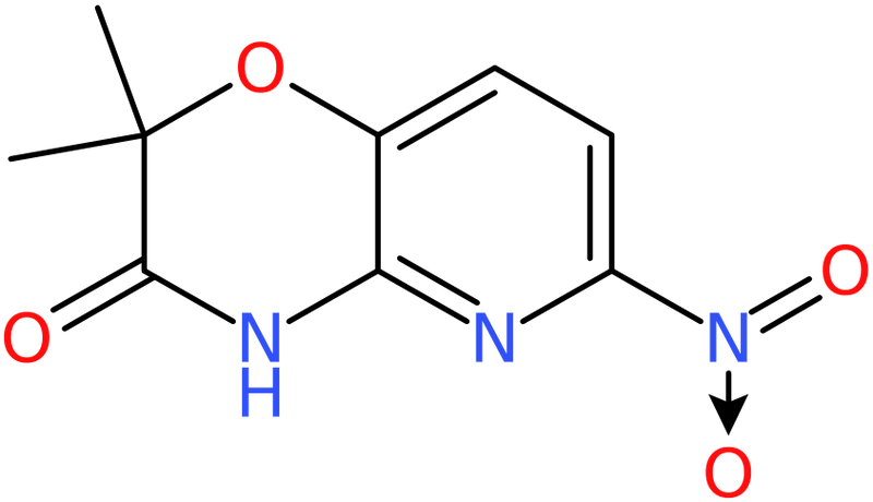 CAS: 1002726-59-1 | 2,2-Dimethyl-6-nitro-2H,3H,4H-pyrido[3,2-b][1,4]oxazin-3-one, NX10353