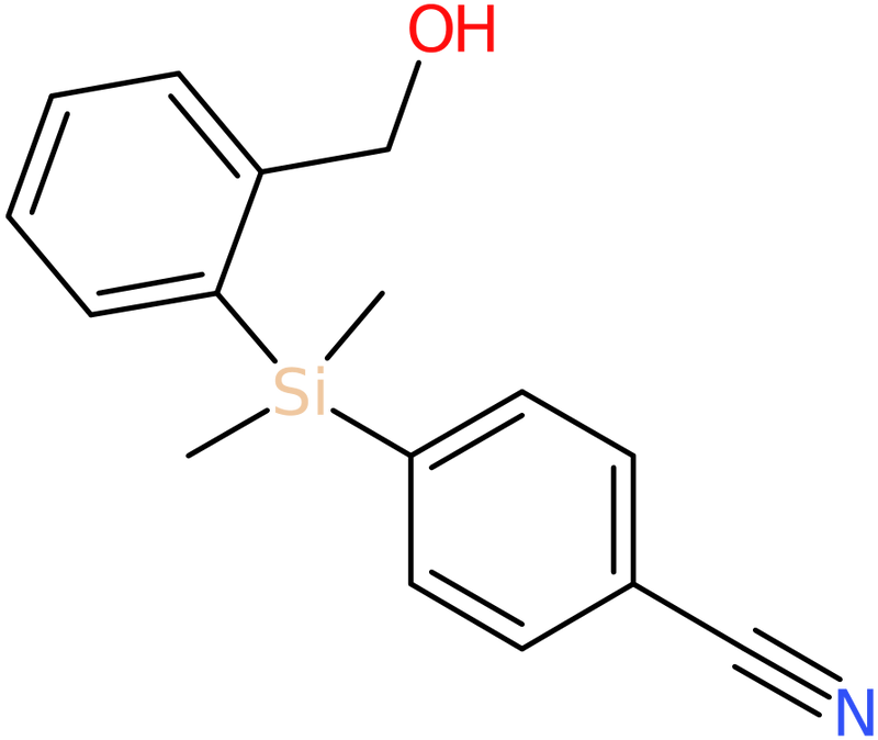 CAS: 947515-74-4 | 4-{[2-(Hydroxymethyl)phenyl]dimethylsilyl}benzonitrile, NX70389