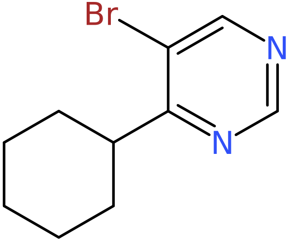 CAS: 941294-28-6 | 5-Bromo-4-cyclohexylpyrimidine, >98%, NX70034