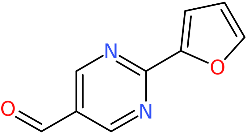 CAS: 959240-19-8 | 2-(2-Furyl)-5-pyrimidinecarbaldehyde, >95%, NX71269