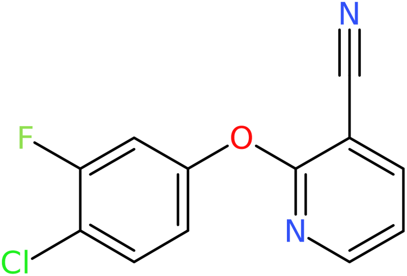 CAS: 1542060-32-1 | 2-(4-Chloro-3-fluorophenoxy)nicotinonitrile, NX26086