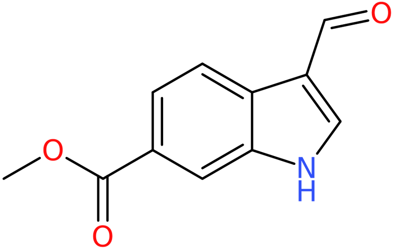 CAS: 133831-28-4 | Methyl 3-formyl-1H-indole-6-carboxylate, >95%, NX21432