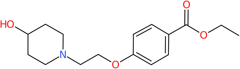 CAS: 937601-92-8 | Ethyl 4-[2-(4-hydroxypiperidin-1-yl)ethoxy]benzoate, NX69804