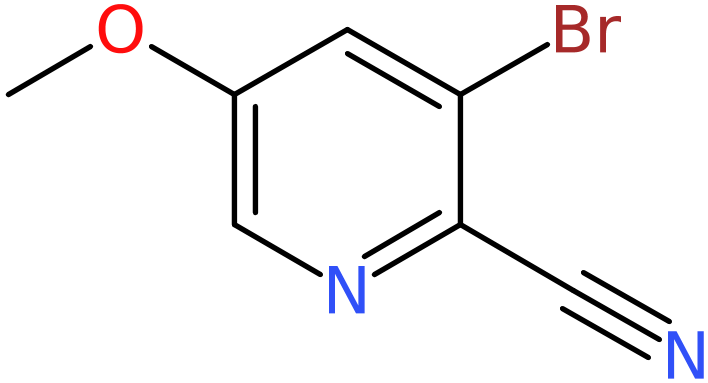 CAS: 717843-46-4 | 3-Bromo-2-cyano-5-methoxypyridine, >97%, NX59456
