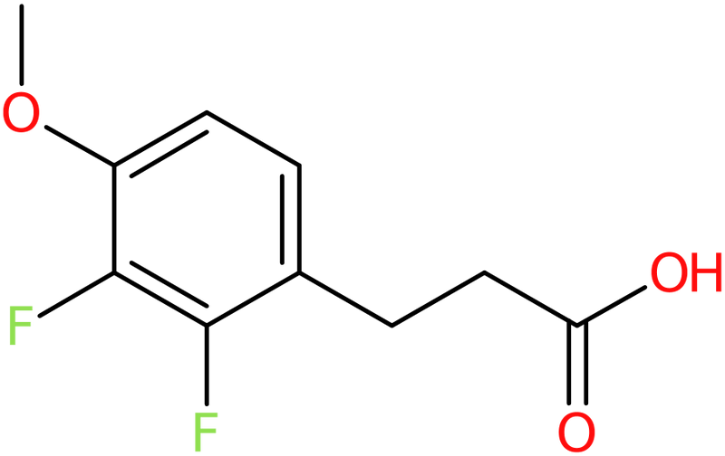 CAS: 886499-84-9 | 3-(2,3-Difluoro-4-methoxyphenyl)propionic acid, >97%, NX66758