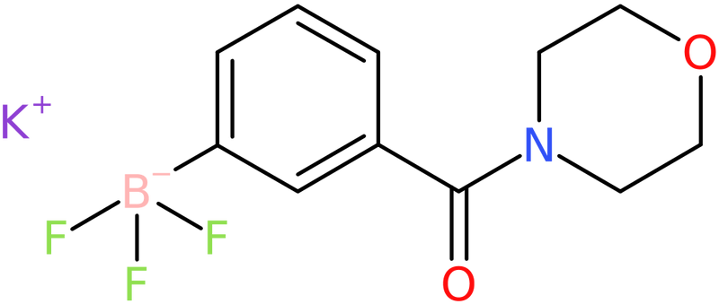 Potassium 3-(morpholine-4-carbonyl)phenyltrifluoroborate, NX74421