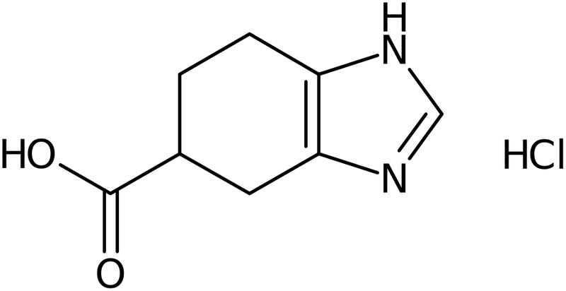 CAS: 131020-57-0 | 4,5,6,7-Tetrahydro-1H-benzoimidazole-5-carboxylic acid hydrochloride, >95%, NX20662