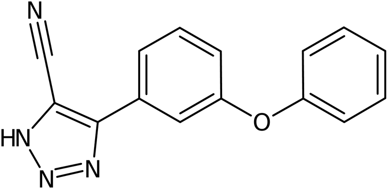 CAS: 1020252-28-1 | 4-(3-Phenoxyphenyl)-1H-1,2,3-triazole-5-carbonitrile, NX11422