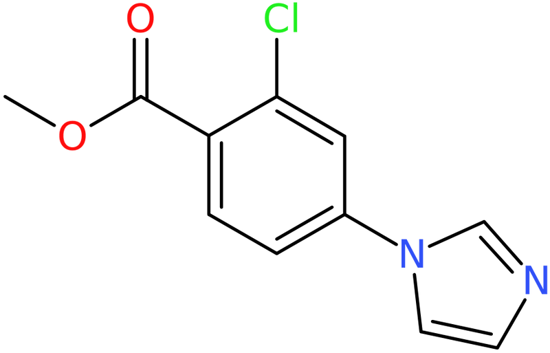 CAS: 952182-93-3 | Methyl 2-chloro-4-(1H-imidazol-1-yl)benzoate, >95%, NX70754