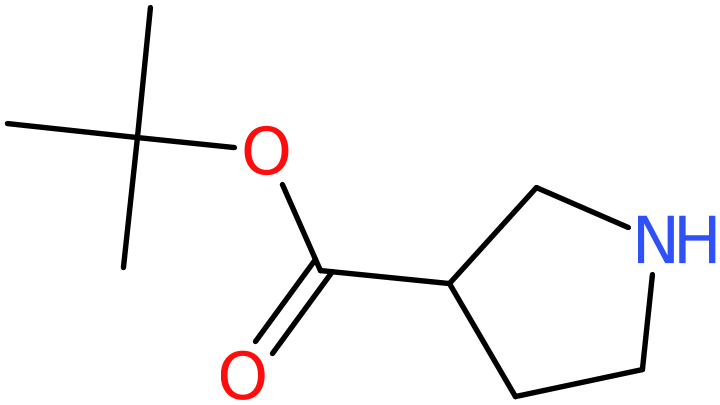 CAS: 91040-52-7 | tert-Butyl pyrrolidine-3-carboxylate, >95%, NX68239