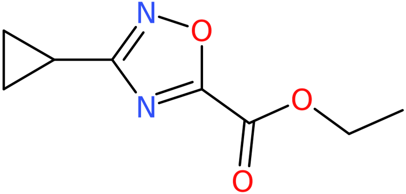 CAS: 1018125-29-5 | 3-Cyclopropyl-[1,2,4]oxadiazole-5-carboxylic acid ethyl ester, NX11281