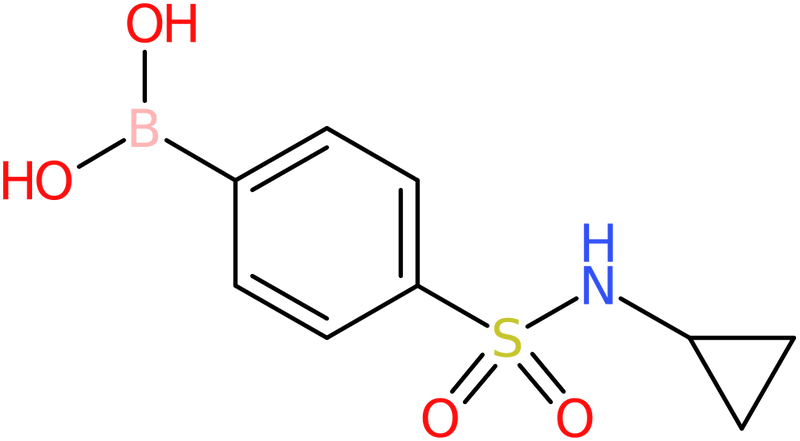 CAS: 871329-67-8 | 4-(N-Cyclopropylsulphamoyl)benzeneboronic acid, >98%, NX65239