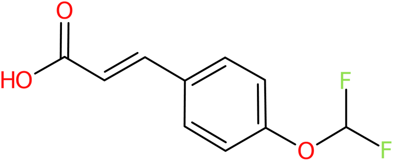 CAS: 103962-07-8 | 4-(Difluoromethoxy)cinnamic acid, >97%, NX12111