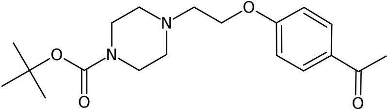 CAS: 1227954-75-7 | 4-[2-(4-tert-Butoxycarbonylpiperazin-1-yl)ethoxy]acetophenone, NX18269