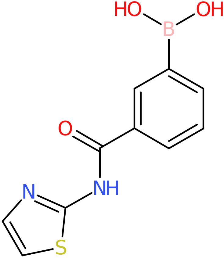 CAS: 850567-34-9 | 3-(1,3-Thiazol-2-ylcarbamoyl)benzeneboronic acid, >97%, NX63863