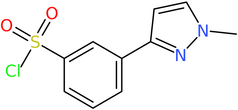 CAS: 912569-59-6 | 3-(1-Methyl-1H-pyrazol-3-yl)benzenesulphonyl chloride, NX68321