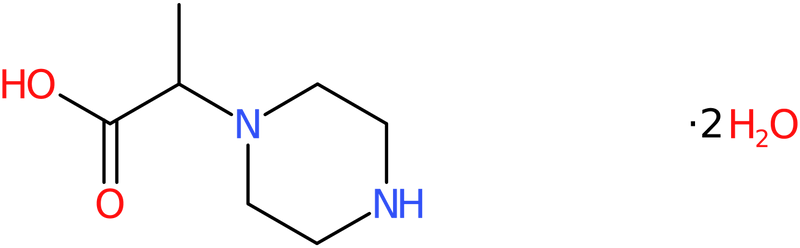 CAS: 824414-03-1 | 2-(Piperazin-1-yl)propanoic acid dihydrate, NX62909