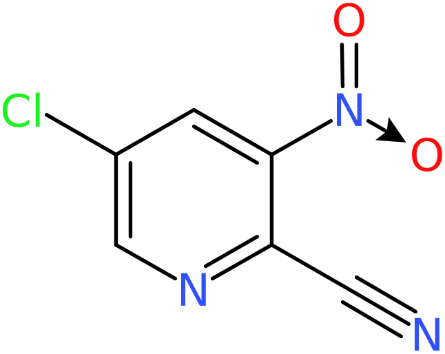 CAS: 181123-11-5 | 5-Chloro-3-nitropyridine-2-carbonitrile, NX30382