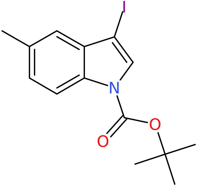 CAS: 914349-25-0 | 3-Iodo-5-methyl-1H-indole, N-BOC protected, >98%, NX68542