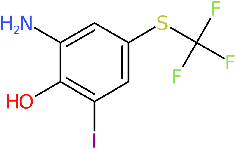 CAS: 1448858-58-9 | 2-Amino-6-iodo-4-[(trifluoromethyl)thio]phenol, >95%, NX24644