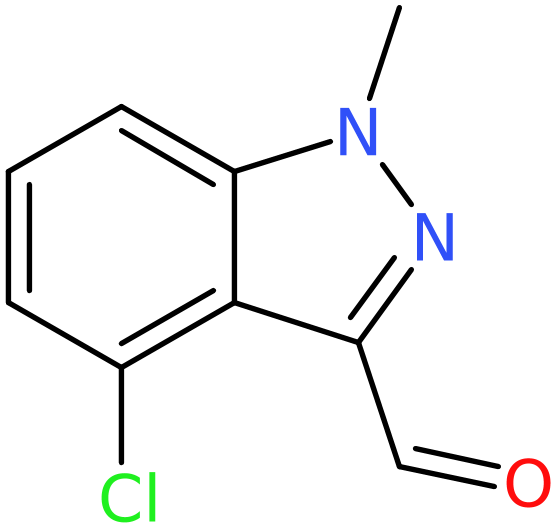 CAS: 1033693-09-2 | 4-Chloro-1-methyl-1H-indazole-3-carbaldehyde, >95%, NX11927