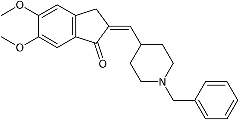 CAS: 120014-07-5 | 2-[(1-Benzylpiperidin-4-yl)methylidene]-2,3-dihydro-5,6-dimethoxy-1H-inden-1-one, >97%, NX16719