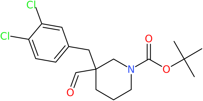 CAS: 952183-50-5 | 3-(3,4-Dichlorobenzyl)-3-formylpiperidine, N-BOC protected, NX70797