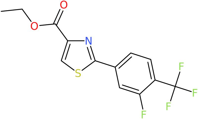 CAS: 937602-41-0 | Ethyl 2-[3-fluoro-4-(trifluoromethyl)phenyl]-1,3-thiazole-4-carboxylate, NX69832