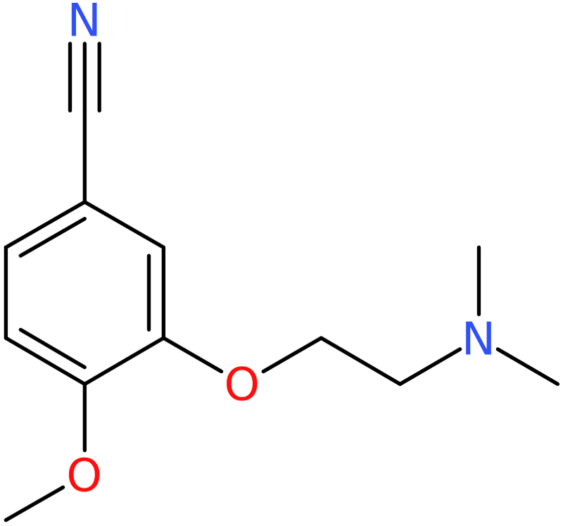 CAS: 938239-74-8 | 3-[2-(Dimethylamino)ethoxy]-4-methoxybenzonitrile, NX69901